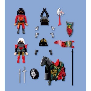 Playmobil - Jucarie de rol Conducatorul cavalerilor Dragon - Img 3