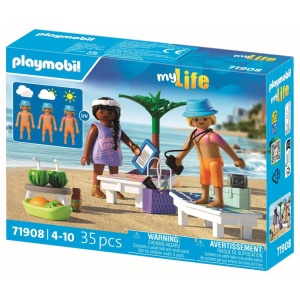 Playmobil - Jucarie de rol Cuplu de tineri la plaja - Img 3