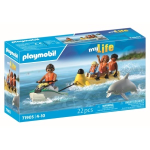 Playmobil - Jucarie de rol Plimbare pe mare cu banana - Img 2