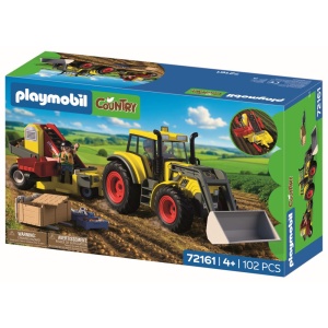 Playmobil - Jucarie de rol Tractor cu masina de recoltat cartofi - Img 3