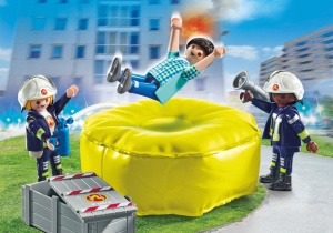 Playmobil-POMPIER CU SALTEA DE AER - Img 3