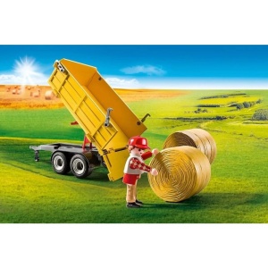 Playmobil - Tractor cu remorca si incarcator frontal - Img 4