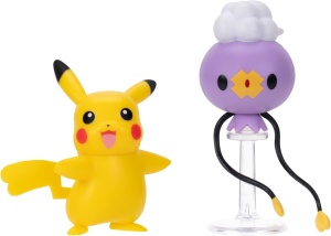 Pokemon - Set 2 figurine de actiune, (Pikachu & Drifloon)