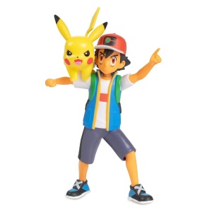 Pokemon - Set de joaca cu 6 figurine, Ash & Pikachu & Charmander #1 & Rowlet & Piplup & Zorua - Img 3
