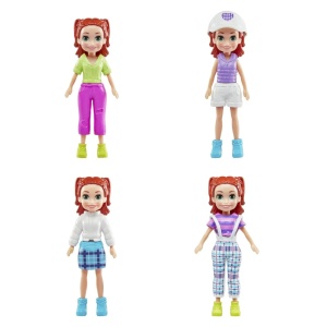 Polly Pocket Set 2 Papusi Si Accesorii 27 Piese - Img 4