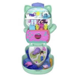 Polly Pocket Set Gentuta Animalut Pisicuta Marinar Cu Accesorii - Img 6