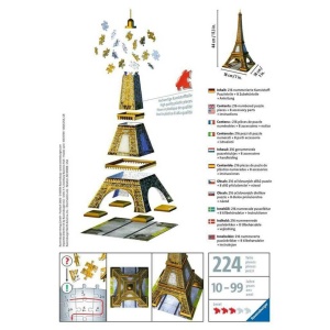 Puzzle 3D Turnul Eiffel, 216 Piese - Img 4