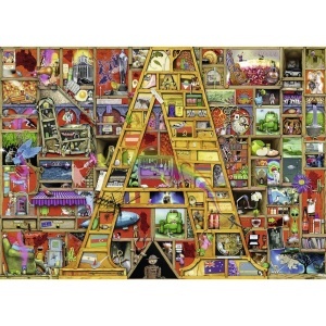Puzzle Alfabet, Litera A, 1000 Piese - Img 2