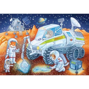 Puzzle Animale In Spatiu, 2X24 Piese - Img 2