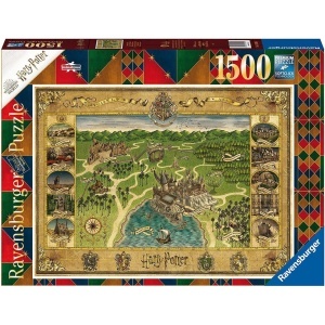 Puzzle Harta Hogwarts, 1500 Piese - Img 2