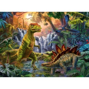 Puzzle Oaza Dinozaurilor, 100 Piese - Img 2