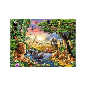 Puzzle Seara In Jungla, 300 Piese - Img 2