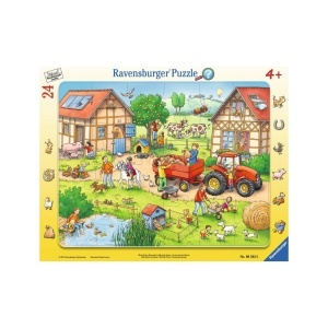 Puzzle tip rama mica mea ferma 24 piese