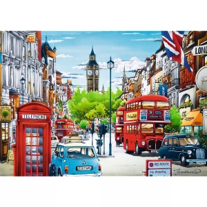 Puzzle Trefl 1000 Strada In Londra - Img 2