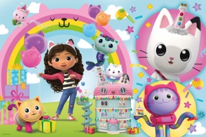 Puzzle Trefl 24 Maxi Gabbys Dollhouse Casa Lui Gabby