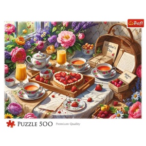 Puzzle Trefl 500 Dulciuri Pentru Ziua Mamei - Img 3