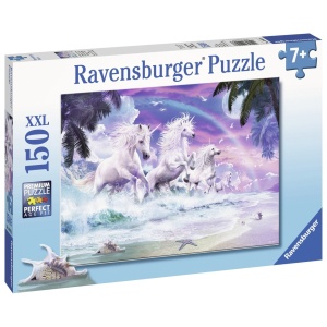 Puzzle Unicorni Pe Plaja, 150 Piese
