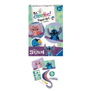 Ravensburger - Be Creative Set mini de creatie din hartie Disney Stitch folosind tehnica Quilling - Img 2
