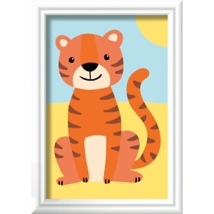 Ravensburger - CreArt pictura pe numere pentru copii tigru salbatic - Img 3