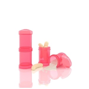 Recipient Twistshake pentru lapte praf 100ml Piersica