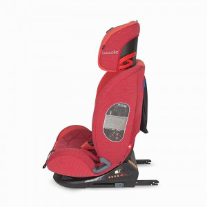 Scaun auto cu Isofix grupa 0-36 kg Coccolle Sedna Aurora Red - Img 4