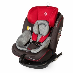 Scaun auto rotativ cu Isofix grupa 0-36 kg Nova Rosu