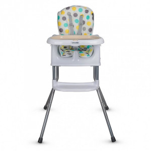 Scaun de luat masa multifunctional Coccolle Ziti Beige Dots - Img 2