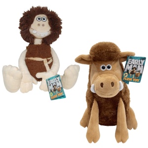 Set 2 jucarii din plus Dug 40 cm & Hognob 27 cm, Early Man - Img 2