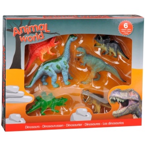 Set 6 figurine din cauciuc - Dinozauri - Img 4