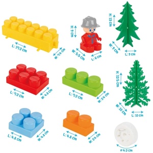 Set constructie Pilsan Master Blocks 194 piese - Img 2