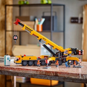 Set LEGO City - Macara mobila galbena de constructii (60409) - Img 5