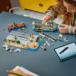 Set LEGO City - Tramvai de plajă clasic (60506) - Img 7