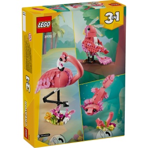 Set LEGO Creator - Animale salbatice: Flamingo roz (31170) - Img 3