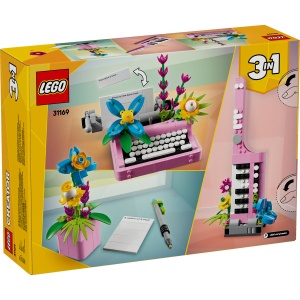 Set LEGO Creator - Masina de scris cu flori (31169) - Img 4