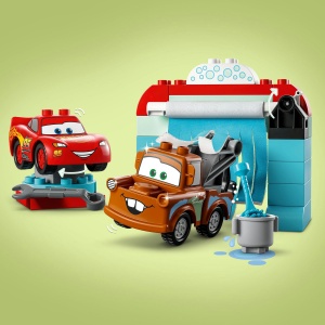Set LEGO DUPLO - Distractie la spalatorie cu Lightning McQueen si Mater (10996) - Img 7