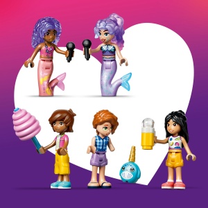 Set LEGO Friends - Roller-coaster cu sirene (42703) - Img 7