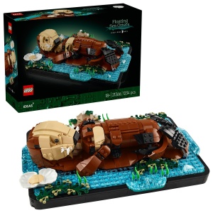Set LEGO Ideas - Vidre plutind pe apă (21366)