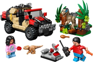 Set LEGO Jurassic World - Evadare off-road din calea unui Velociraptor (76972) - Img 4