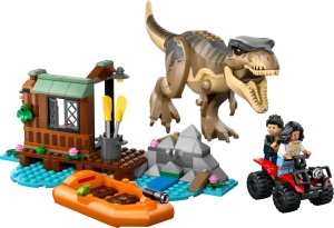 Set LEGO Jurassic World - Evadare pe rau din calea unui T. rex (76975) - Img 4