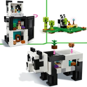 Set LEGO Minecraft - Adapostul ursilor panda (21245) - Img 7