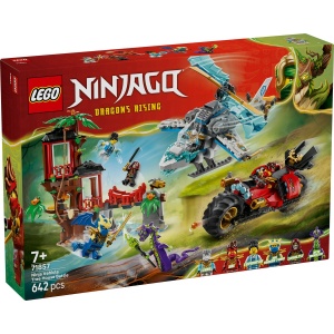 Set LEGO Ninjago - Luptă la casa din copac cu vehicule ninja (71857) - Img 2