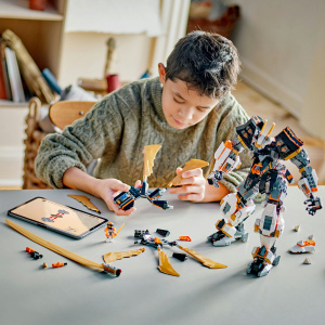 Set LEGO Ninjago - Robotul-dragon de titan al lui Cole (71821) - Img 4