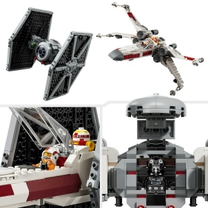 Set LEGO Star Wars - Hibrid TIE Fighter si X-Wing (75393) - Img 7