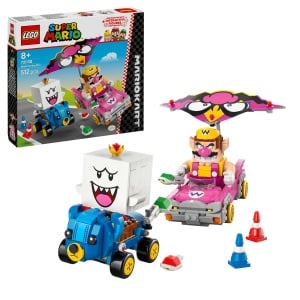 Set LEGO Super Mario - Mario Kart – Wario si King Boo (72038) - Img 1