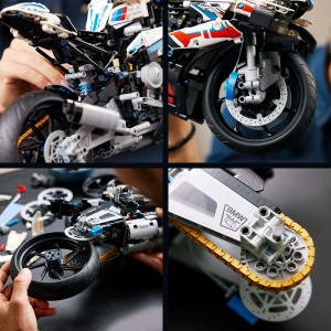 Set LEGO Technic - Motocicleta BMW M1000 RR K66 (42130) - Img 7