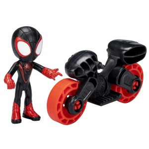 Spiderman Set Motocicleta Si Figurina Miles Morales Spider Man 6Cm - Img 6