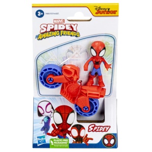 Spiderman Set Motocicleta Si Figurina Spidey 6Cm - Img 1