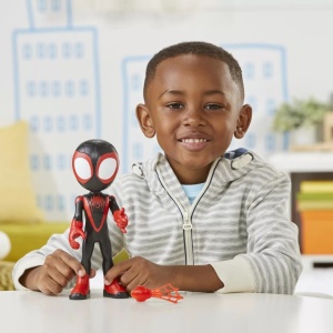 Spidey Prietenii Extraordinari Figurina Miles Morales Spider Man Supradimensionata 22.8Cm - Img 2