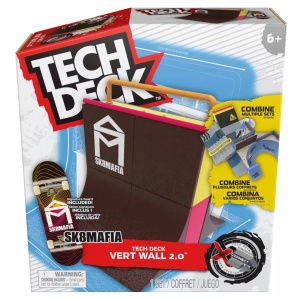 Tech Deck Pachet Xconnect Fingerboard Sk8Mafia Vert Wall