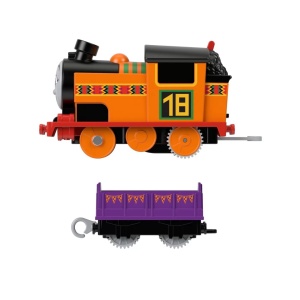 Thomas Locomotiva Motorizata Nia Cu Vagon - Img 4